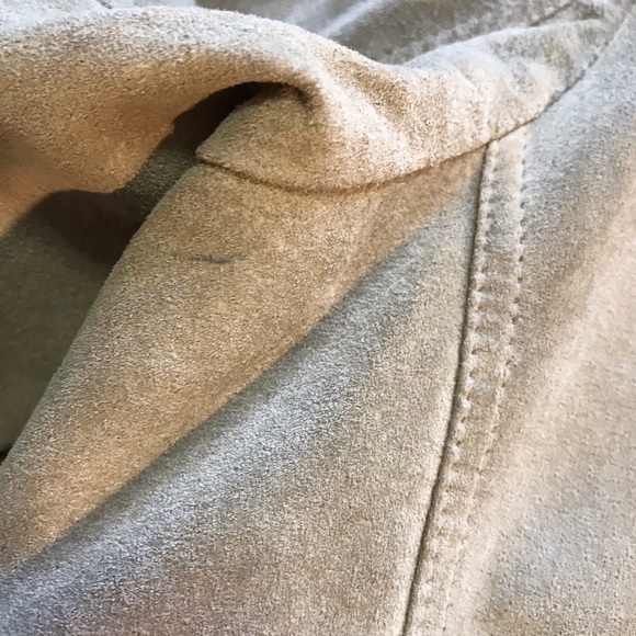 Calvin Klein Suede Leather Jacket Size Medium - Picture 6 of 8